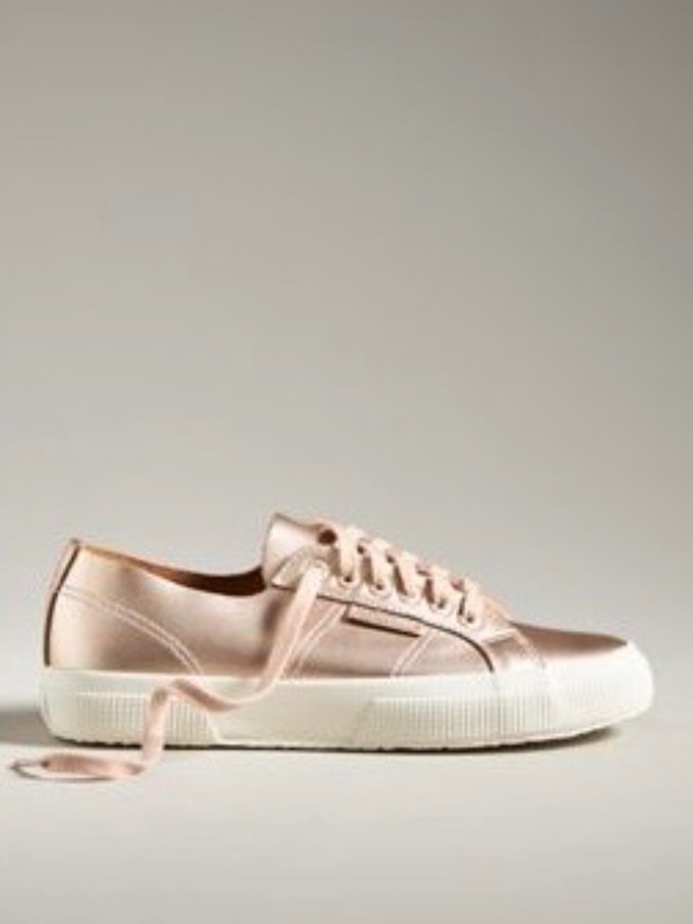 Superga Women's 2750 Italian Pink Metallic Lace-up Sneakers Size US 11 EU 42